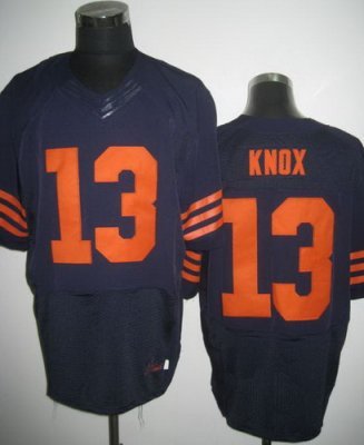 NEW NFL Chicago Bears #13 Johnny Knox Dark Blue Orange Number Jerseys(Elite) NEW NFL Chicago Bears #13 Johnny Knox Dark Blue Orange Number Jerseys(Elite)