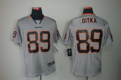 NEW NFL Chicago Bears 89 Mike Ditka Lights Out Grey Jerseys(Elite) NEW NFL Chicago Bears 89 Mike Ditka Lights Out Grey Jerseys(Elite)