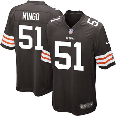 NEW NFL Cleveland Browns 51 Barkevious Mingo Brown Jerseys (Game) NEW NFL Cleveland Browns 51 Barkevious Mingo Brown Jerseys (Game)