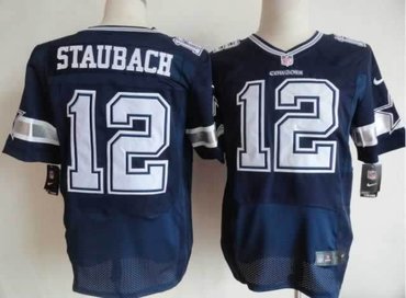 NEW NFL Dallas Cowboys 12 Roger Staubach Blue Jerseys(Elite) NEW NFL Dallas Cowboys 12 Roger Staubach Blue Jerseys(Elite)