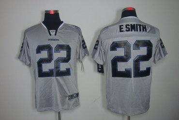 NEW NFL Dallas Cowboys 22 E.Smith Lights Out Grey Jerseys(Elite) NEW NFL Dallas Cowboys 22 E.Smith Lights Out Grey Jerseys(Elite)