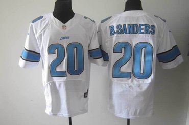 NEW NFL Detroit Lions 20 B.sanders White Jerseys (Elite) NEW NFL Detroit Lions 20 B.sanders White Jerseys (Elite)