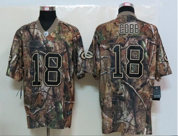 NEW NFL Green Bay Packers 18 Randall Cobb Camo Realtree Jerseys(Elite) NEW NFL Green Bay Packers 18 Randall Cobb Camo Realtree Jerseys(Elite)
