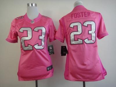 NEW NFL Houston Texans #23 Arian Foster Pink Jerseys(love s)