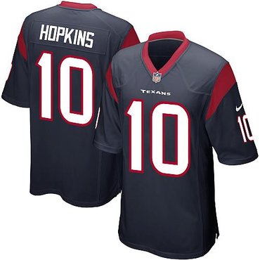 NEW NFL Houston Texans 10 DeAndre Hopkins Blue Jerseys (Game) NEW NFL Houston Texans 10 DeAndre Hopkins Blue Jerseys (Game)