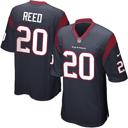 NEW NFL Houston Texans 20 Ed Reed Blue Jerseys (Game) NEW NFL Houston Texans 20 Ed Reed Blue Jerseys (Game)