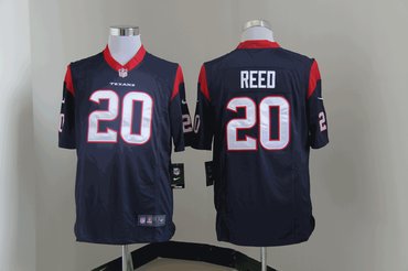 NEW NFL Houston Texans 20 Ed Reed Blue Jerseys(Game) NEW NFL Houston Texans 20 Ed Reed Blue Jerseys(Game)