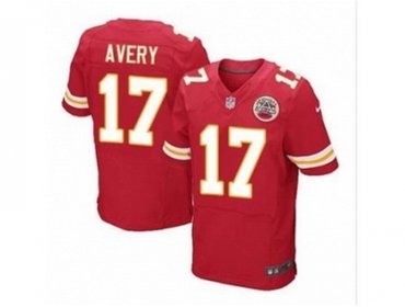 NEW NFL Kansas City Chiefs #17 Avery Red Jerseys(Elite)