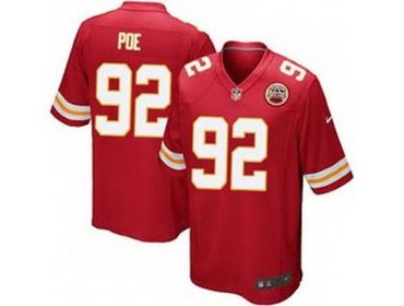 NEW NFL Kansas City Chiefs #92 Dontari Poe Red Jerseys(Game) NEW NFL Kansas City Chiefs #92 Dontari Poe Red Jerseys(Game)