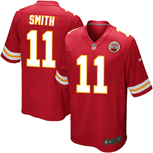 NEW NFL Kansas City Chiefs 11 Alex Smith Red Jerseys(Game) NEW NFL Kansas City Chiefs 11 Alex Smith Red Jerseys(Game)