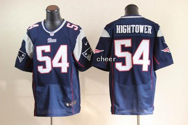 NEW NFL New England Patriots 54 Dont'a Hightower Blue Jerseys(Elite)