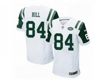NEW NFL New York Jets #84 Hill white Jerseys(Elite)