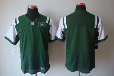 2012 NEW NFL New York Jets Green Color Blank Jerseys(Elite)