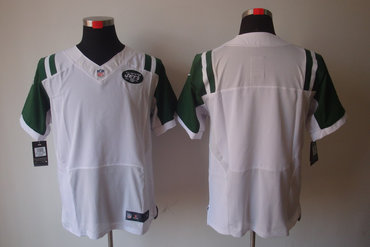 2012 NEW NFL New York Jets White Color Blank Jerseys(Elite)