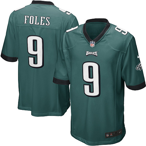 NEW NFL Philadelphia Eagles 9 Nick Foles Green Jerseys (Game) NEW NFL Philadelphia Eagles 9 Nick Foles Green Jerseys (Game)