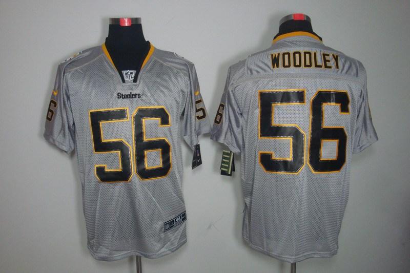 NEW NFL Pittsburgh Steelers 56 LaMarr Woodley Lights Out Grey Jerseys(Elite) NEW NFL Pittsburgh Steelers 56 LaMarr Woodley Lights Out Grey Jerseys(Elite)