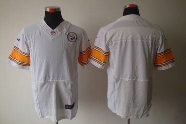 2012 NEW NFL Pittsburgh Steelers White Color Blank Jerseys(Elite)