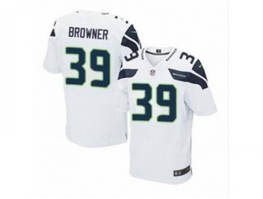 NEW NFL Seattle Seahawks #39 Browner white Jerseys(Elite) NEW NFL Seattle Seahawks #39 Browner white Jerseys(Elite)