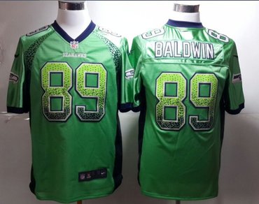 NEW NFL Seattle Seahawks #89 Doug Baldwin Drift fashion Green Game Jerseys NEW NFL Seattle Seahawks #89 Doug Baldwin Drift fashion Green Game Jerseys