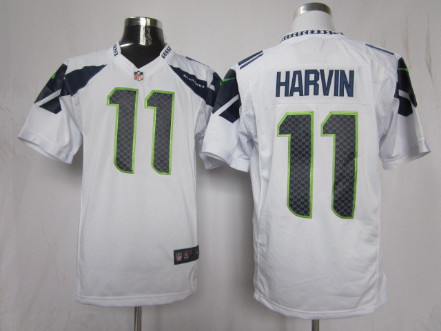 NEW NFL Seattle Seahawks 11 Percy Harvin White Jerseys(Game) NEW NFL Seattle Seahawks 11 Percy Harvin White Jerseys(Game)