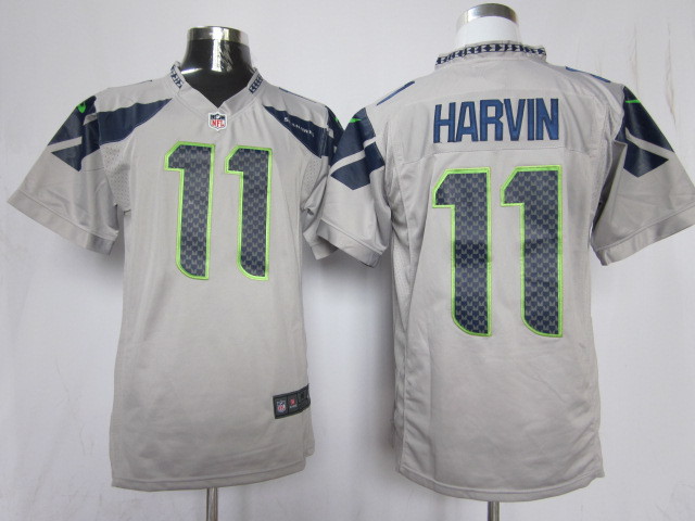 NEW NFL Seattle Seahawks 11 Percy Harvin grey Jerseys(Game) NEW NFL Seattle Seahawks 11 Percy Harvin grey Jerseys(Game)