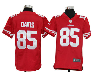 NEW NFL Youth San Francisco 49ers #85 Vernon Davis Red Jerseys