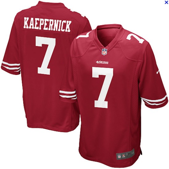 NEW NFL Youth San Francisco 49ers 7 Colin Kaepernick  Red Jerseys