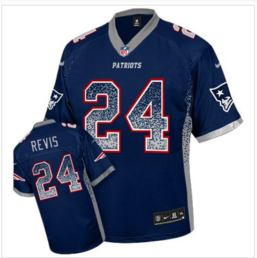 NEW New England Patriots #24 Darrelle Revis Navy Blue Team Color NFL Elite Drift Fashion Jersey NEW New England Patriots #24 Darrelle Revis Navy Blue Team Color NFL Elite Drift Fashion Jersey