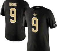 NEW New Orleans Saints #9 Drew Brees Pride Name & Number T-Shirt Black NEW New Orleans Saints #9 Drew Brees Pride Name & Number T-Shirt Black