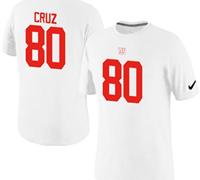 NEW New York Giants #80 Victor Cruz Pride Name & Number T-Shirt White NEW New York Giants #80 Victor Cruz Pride Name & Number T-Shirt White