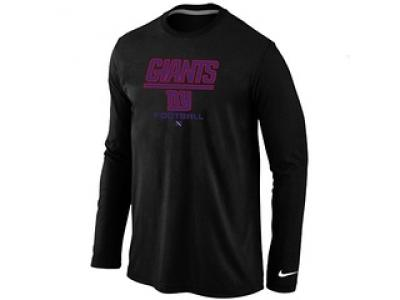 NEW New York Giants Critical Victory Long Sleeve T-Shirt Black NEW New York Giants Critical Victory Long Sleeve T-Shirt Black