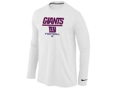 NEW New York Giants Critical Victory Long Sleeve T-Shirt White NEW New York Giants Critical Victory Long Sleeve T-Shirt White