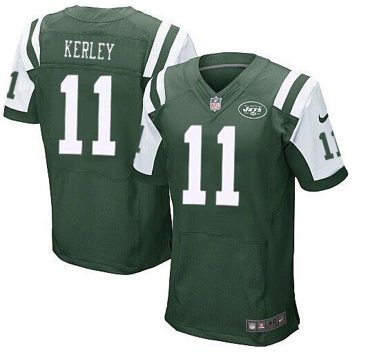 NEW New York Jets #11 Jeremy Kerley Green Team Color NFL Elite Jersey