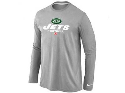 NEW New York Jets Critical Victory Long Sleeve T-Shirt Grey NEW New York Jets Critical Victory Long Sleeve T-Shirt Grey