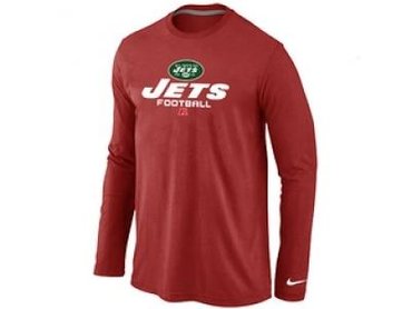 NEW New York Jets Critical Victory Long Sleeve T-Shirt RED NEW New York Jets Critical Victory Long Sleeve T-Shirt RED