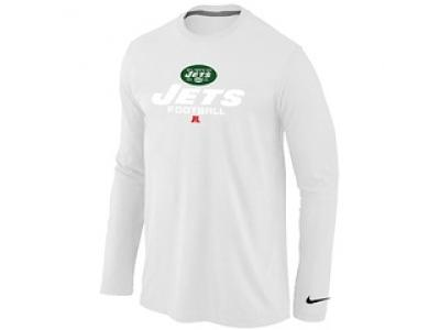 NEW New York Jets Critical Victory Long Sleeve T-Shirt White NEW New York Jets Critical Victory Long Sleeve T-Shirt White