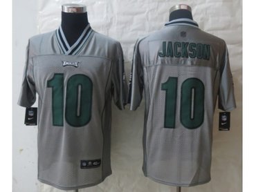 NEW Philadelphia Eagles #10 Jackson Grey Jerseys(Vapor Elite)