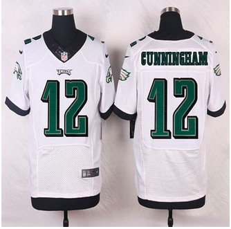 NEW Philadelphia Eagles #12 Randall Cunningham White Men's Stitched NFL New Elite Jersey NEW Philadelphia Eagles #12 Randall Cunningham White Men's Stitched NFL New Elite Jersey