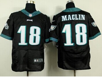 NEW Philadelphia Eagles #18 Jeremy Maclin Black NFL New Elite Jersey NEW Philadelphia Eagles #18 Jeremy Maclin Black NFL New Elite Jersey