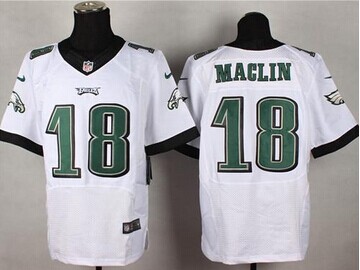 NEW Philadelphia Eagles #18 Jeremy Maclin White NFL New Elite Jersey