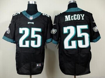 NEW Philadelphia Eagles #25 LeSean McCoy Black Alternate NFL New Elite Jersey