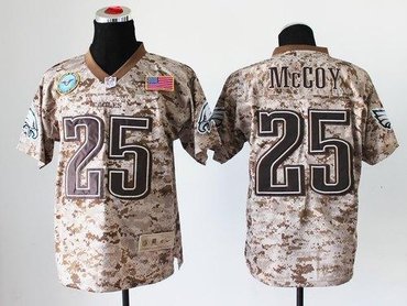 NEW Philadelphia Eagles #25 LeSean McCoy Camo NFL Elite USMC Jersey(USA)