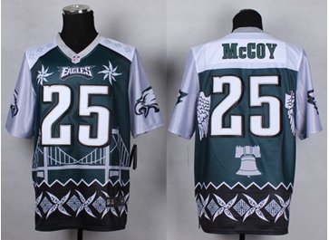 NEW Philadelphia Eagles #25 LeSean McCoy Midnight Green NFL Elite Noble Fashion Jersey NEW Philadelphia Eagles #25 LeSean McCoy Midnight Green NFL Elite Noble Fashion Jersey
