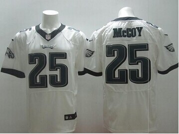 NEW Philadelphia Eagles #25 LeSean McCoy White NFL New Elite Jersey NEW Philadelphia Eagles #25 LeSean McCoy White NFL New Elite Jersey