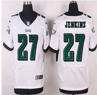 NEW Philadelphia Eagles #27 Malcolm Jenkins White Men's Stitched NFL Elite Jersey