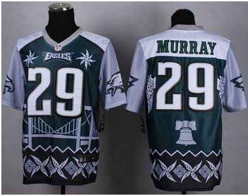 NEW Philadelphia Eagles #29 DeMarco Murray Midnight Green Men's Stitched NFL Elite Noble Fashion Jersey NEW Philadelphia Eagles #29 DeMarco Murray Midnight Green Men's Stitched NFL Elite Noble Fashion Jersey