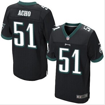 NEW Philadelphia Eagles #51 Emmanuel Acho Black NFL Elite Jersey NEW Philadelphia Eagles #51 Emmanuel Acho Black NFL Elite Jersey