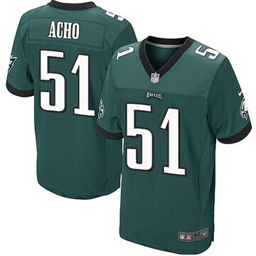 NEW Philadelphia Eagles #51 Emmanuel Acho Midnight Green Team Color NFL Elite Jersey NEW Philadelphia Eagles #51 Emmanuel Acho Midnight Green Team Color NFL Elite Jersey