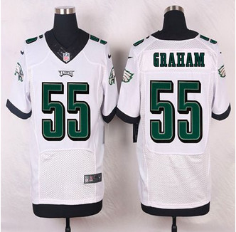 NEW Philadelphia Eagles #55 Brandon Graham White Men's Stitched NFL New Elite Jersey NEW Philadelphia Eagles #55 Brandon Graham White Men's Stitched NFL New Elite Jersey