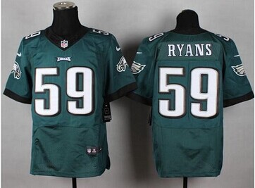 NEW Philadelphia Eagles #59 DeMeco Ryans Midnight Green Team Color NFL New Elite Jersey